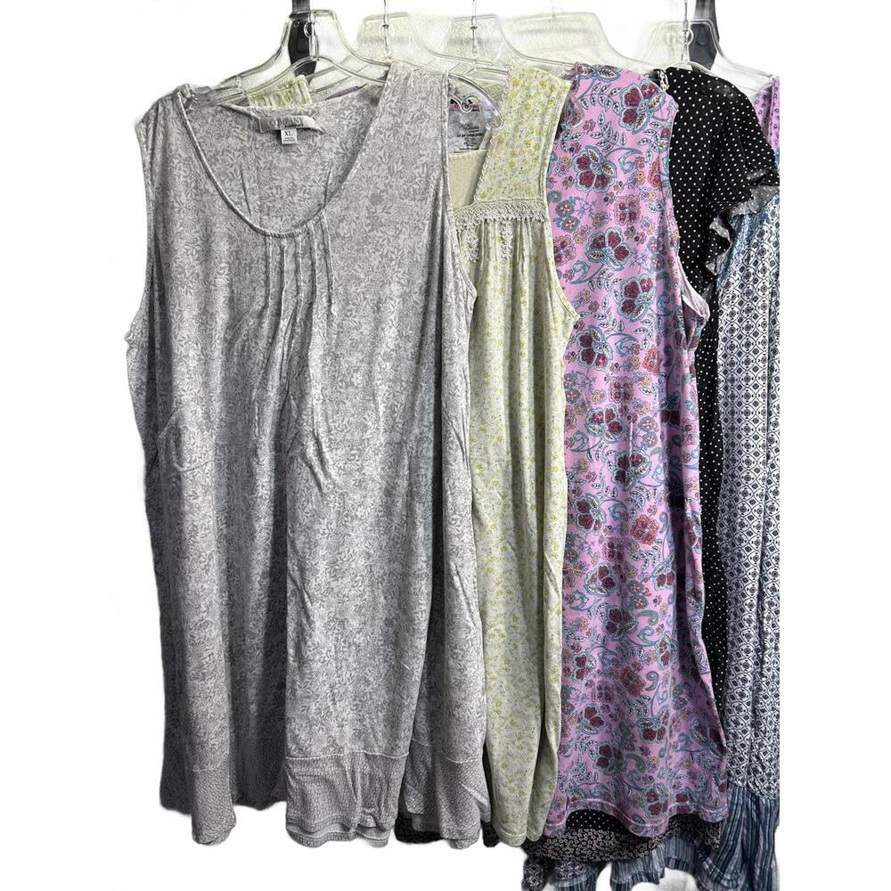 Vintage Secret Treasures Women's Sleepwear 5 PC LOT Nightgown Ladies XL 2X